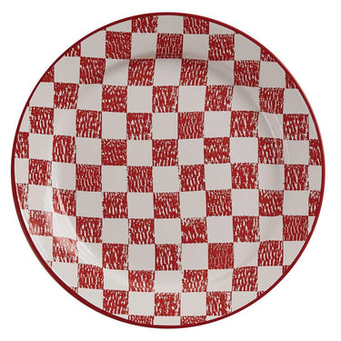 Chicken Coop Salad Plates - Check Set of 4 Park Designs - The Fox Decor